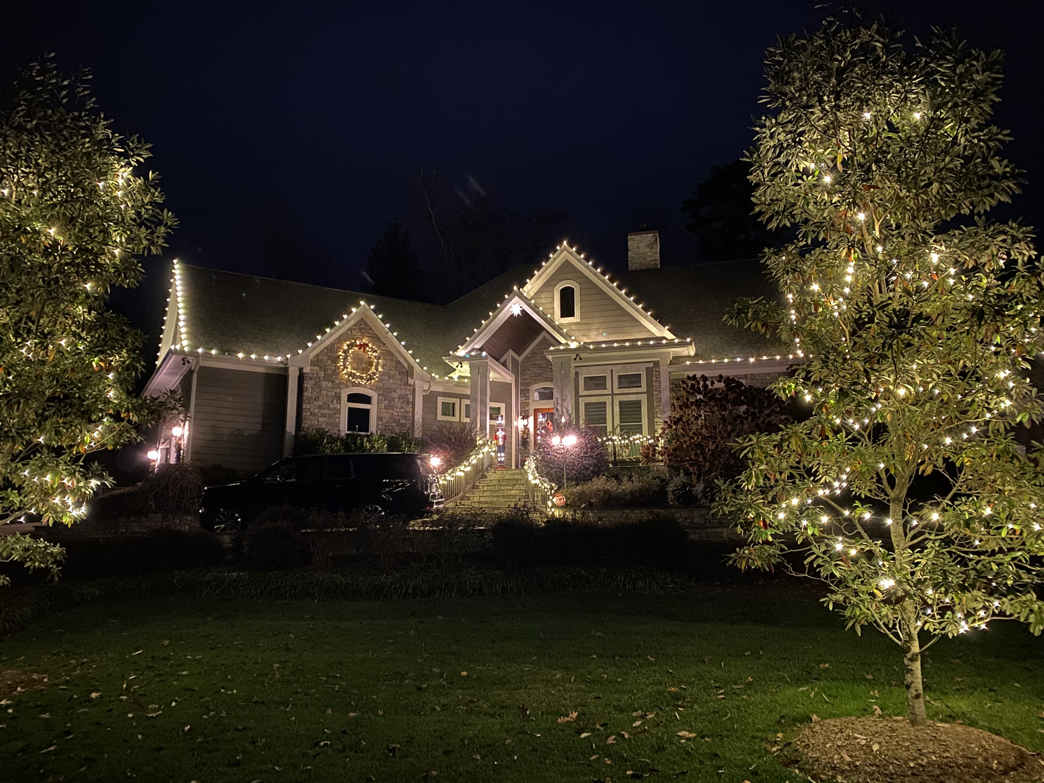Christmas light installation Newton NC 2025