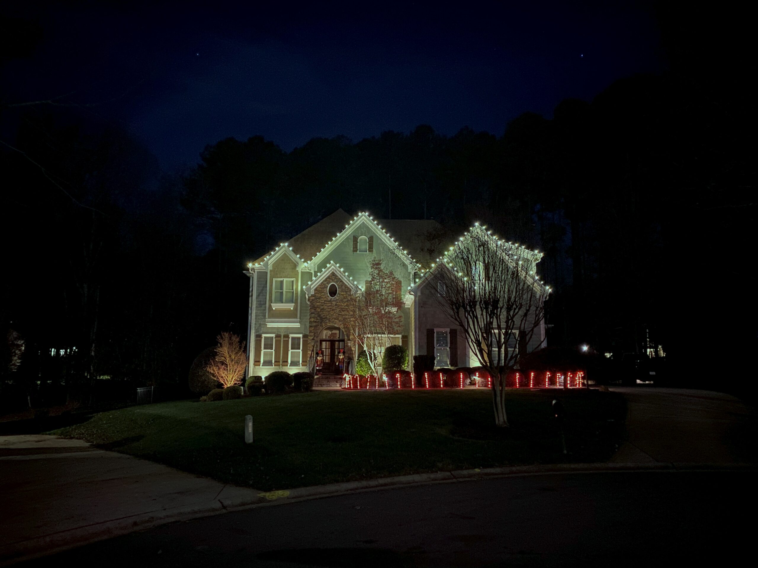 Professional Christmas lights Granite Falls NC